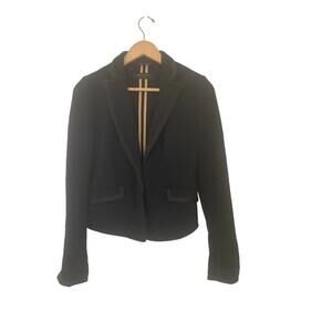 Rag and Bone Soft Blazer Navy Black Size Small